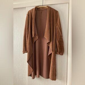 Reversible soft cardigan